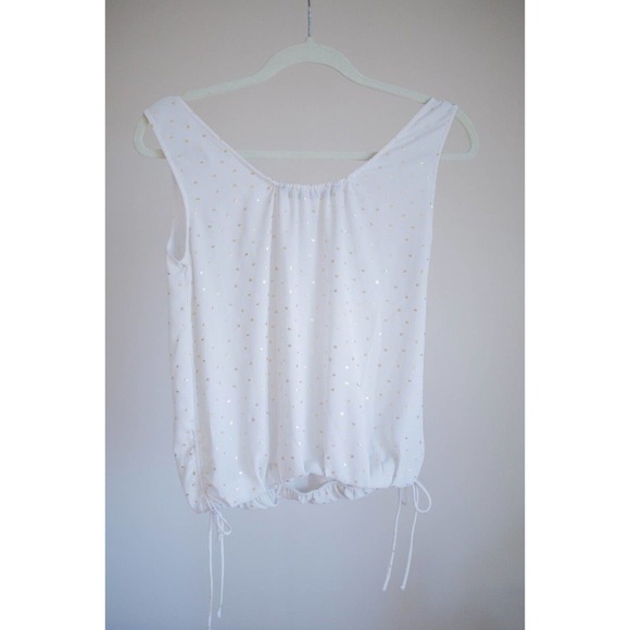 ZARA Basic collection tank top with gold dots - Size XS - EUC - Picture 7 of 8